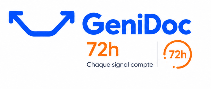 GeniDoc 72h — Chaque signal compte